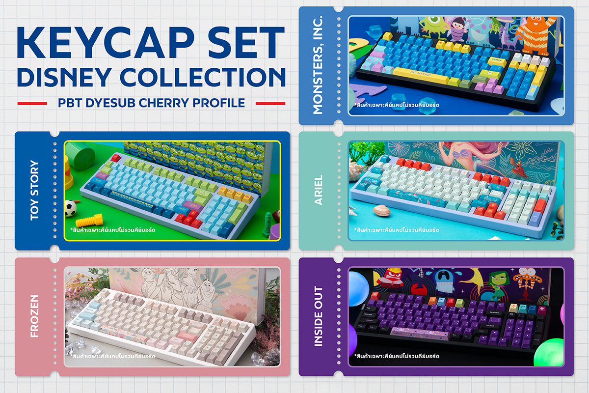 DISNEY : Keycap Set Limited Collection