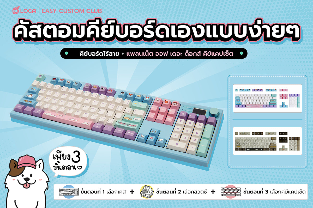 EASY CUSTOM KEYBOARD : Planet of the Dogs