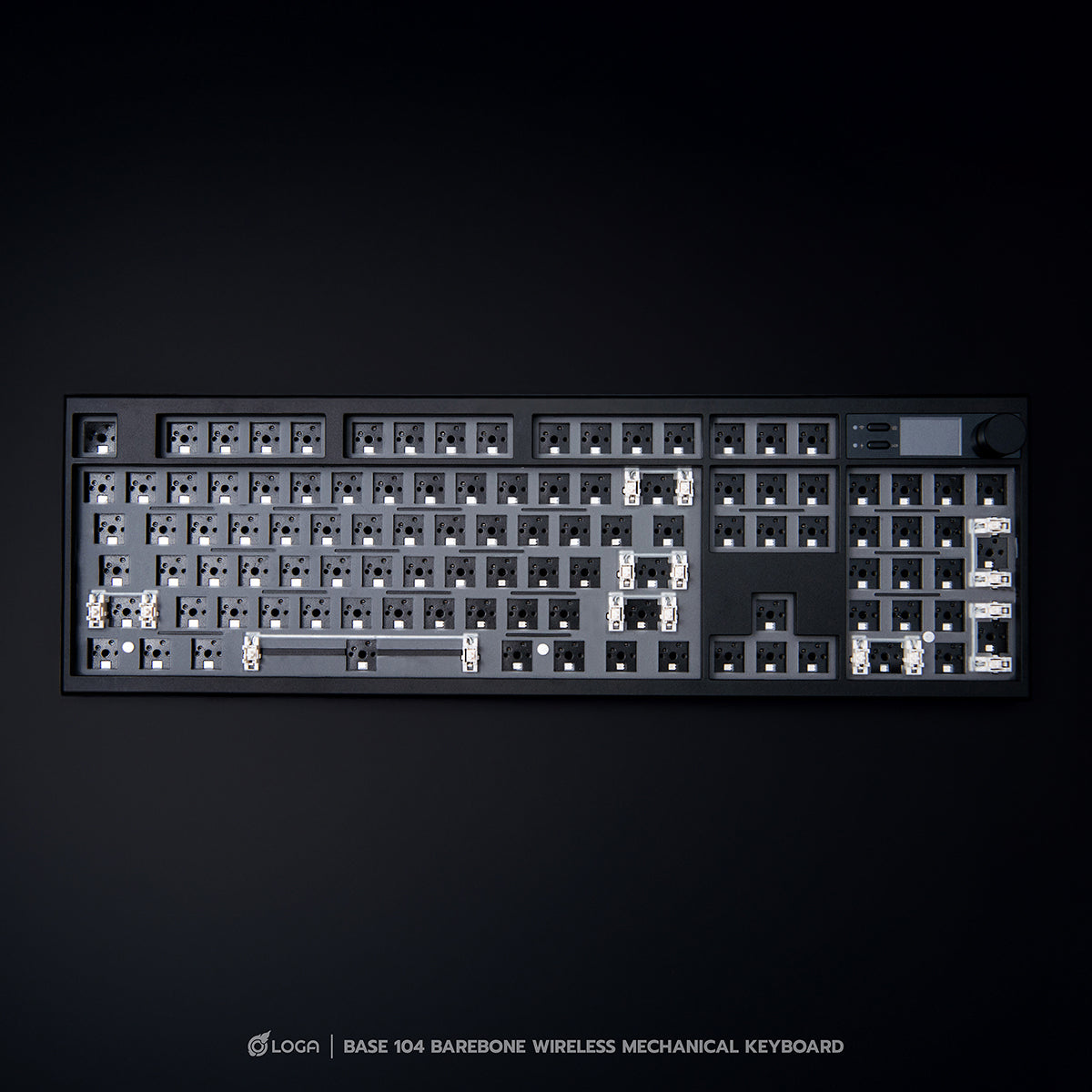 LOGA BASE 104 BAREBONE : Wireless Mechanical Keyboard