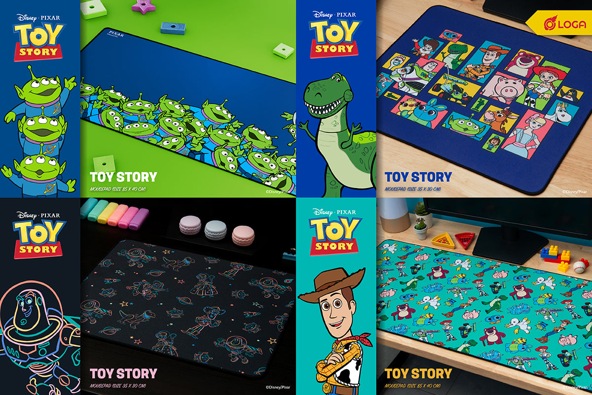 DISNEY/PIXAR TOY STORY MOUSEPAD [Size 85x40cm. / 35x30cm.]