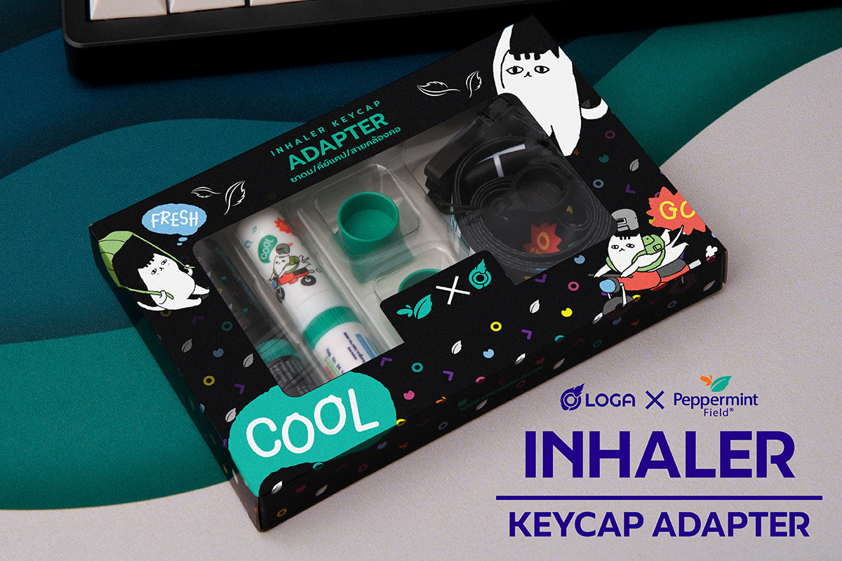 LOGA x Peppermint Field : Inhaler Keycap Adapter