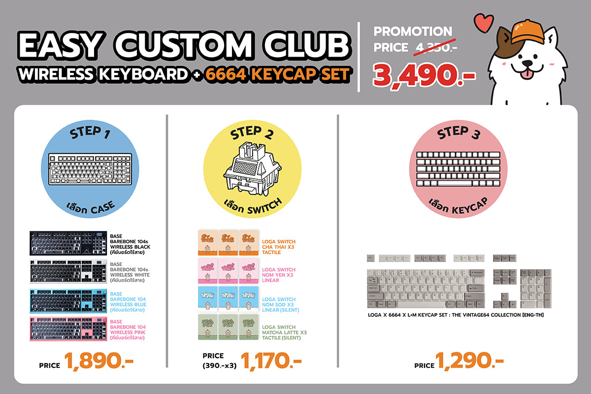 EASY CUSTOM KEYBOARD : The Vintage 64