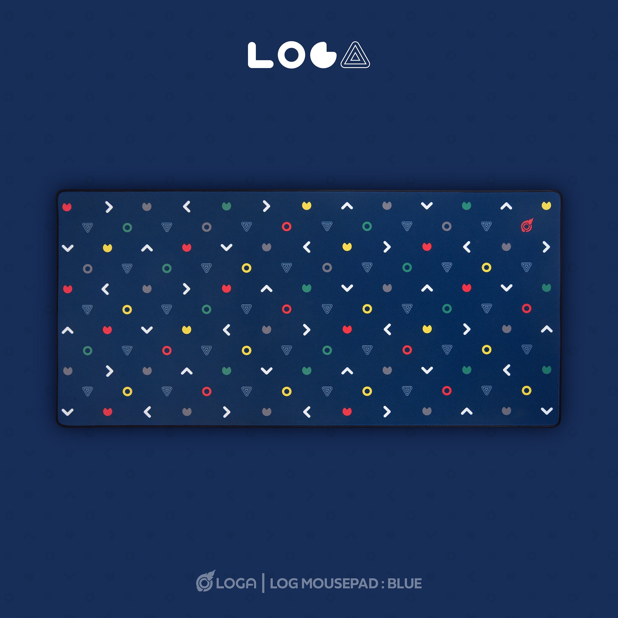 LOGA LOG series : Mousepad for desk setup - Beta the cat : Pink
