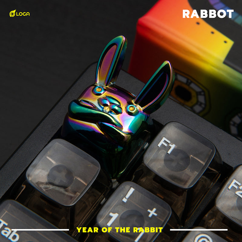 LOGA METALLIC KEYCAP SERIES : RABBOT ( Year of the Rabbit )