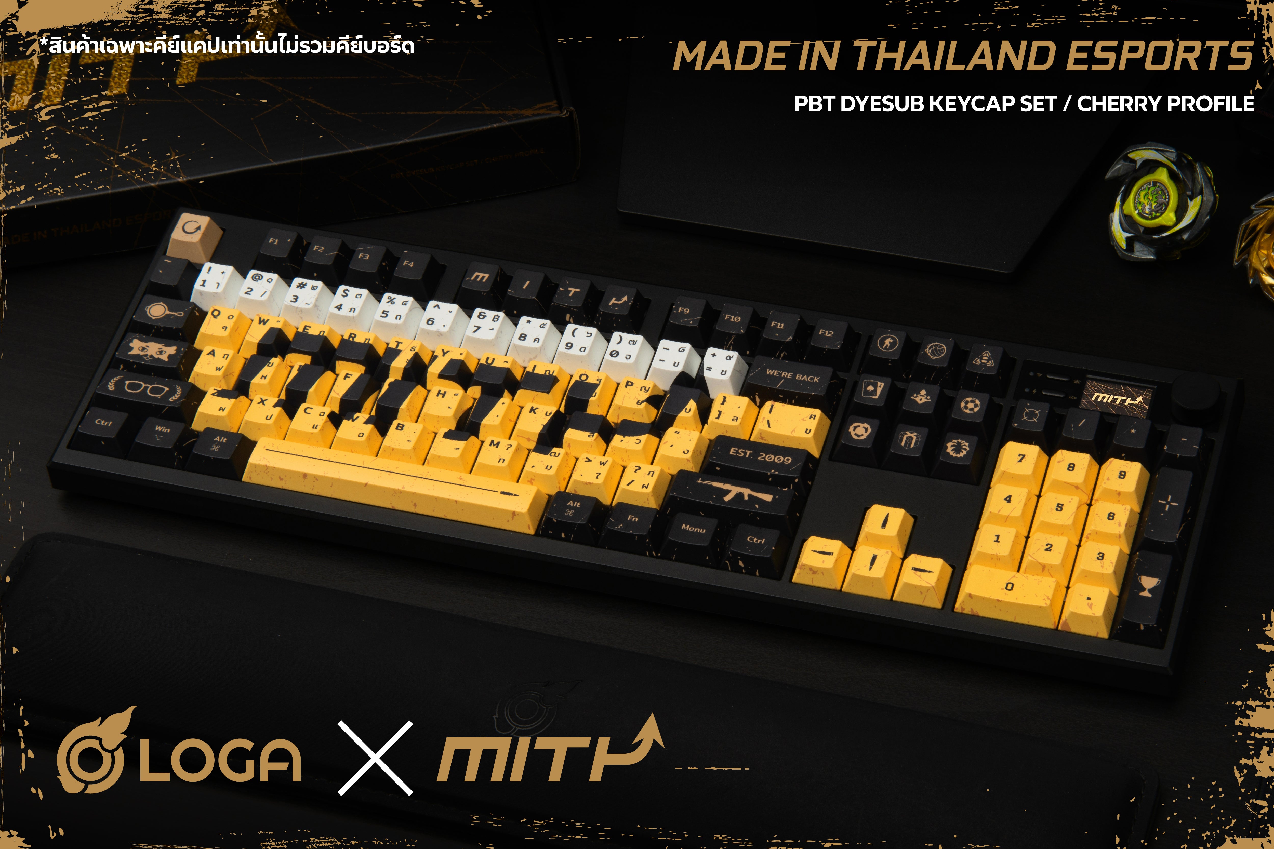 LOGA x MiTH Limited Edition Keycap Set (En/Th)