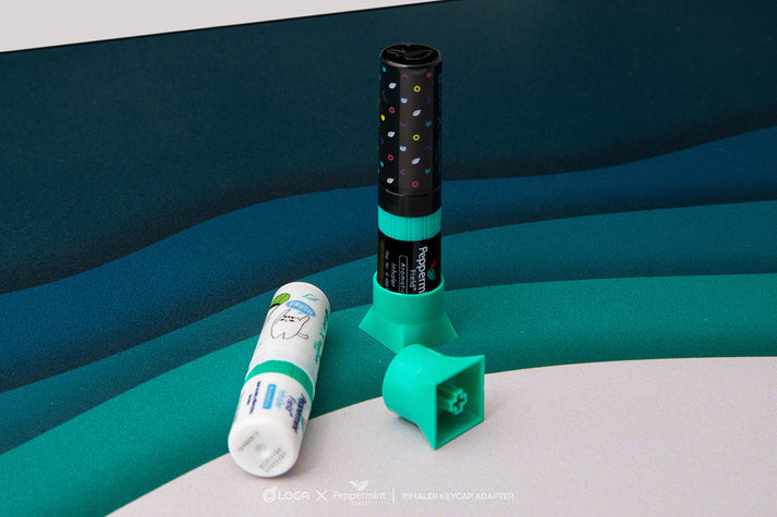 LOGA x Peppermint Field : Inhaler Keycap Adapter – logaworldstore
