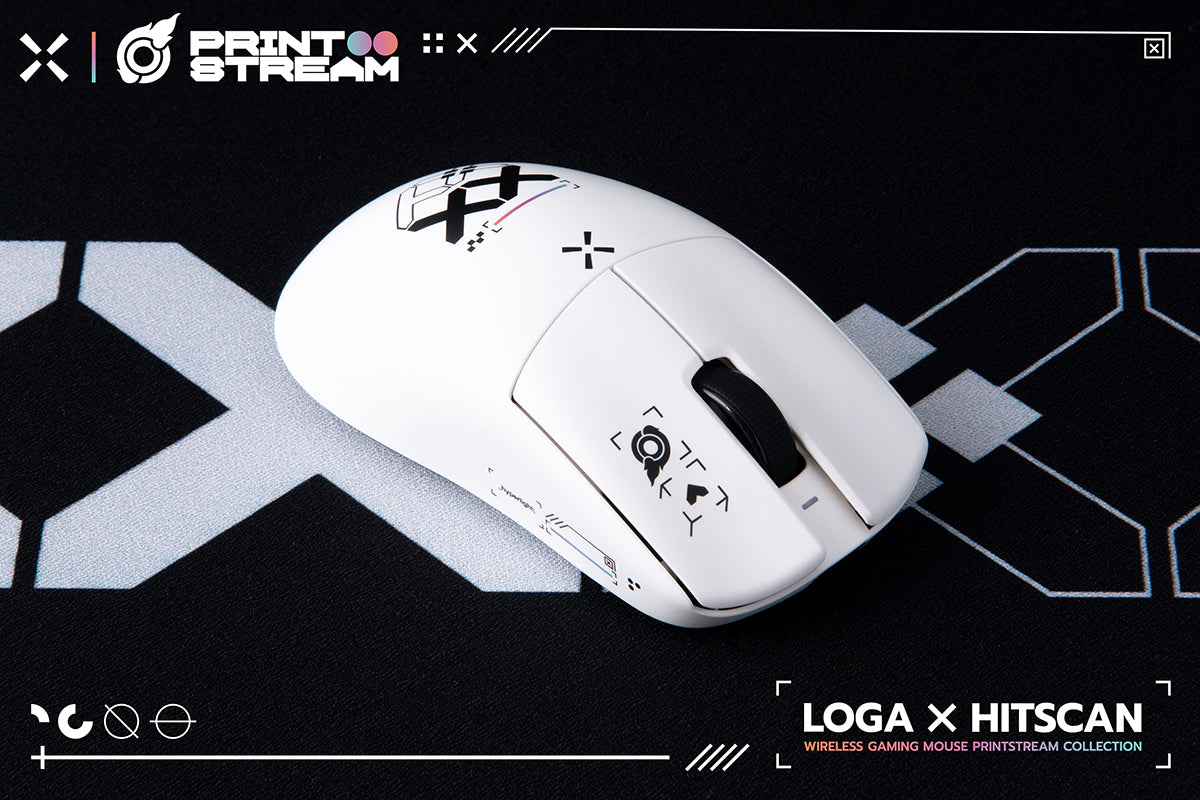 LOGA X HITSCAN Wireless Gaming Mouse (Printstream Collection)