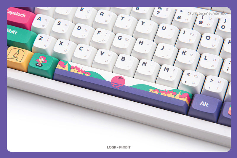 LOGA X PimDit: Thai Mutelu Keycap Set (XDA Profile)