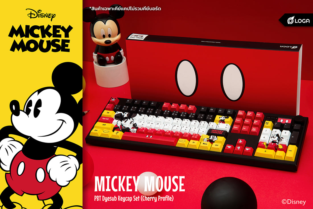 LOGA KEYCAP SET DISNEY : MICKEY MOUSE COLLECTIONS – logaworldstore