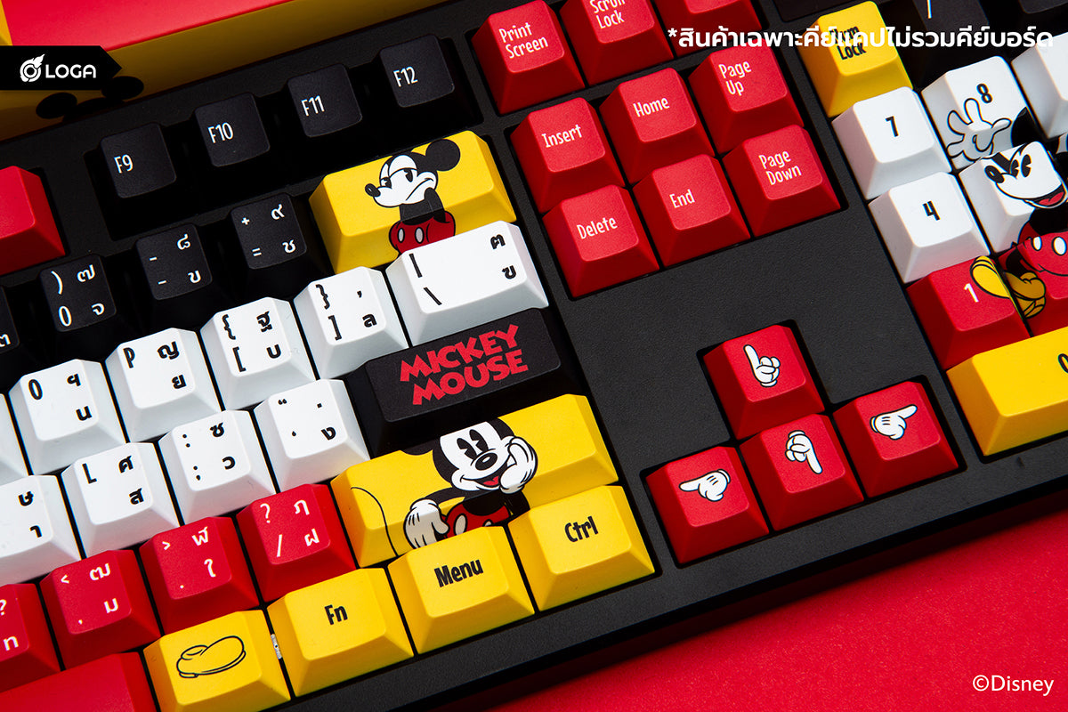 Disney Keycaps LOGA KEYCAP SET DISNEY : MICKEY MOUSE COLLECTIONS – logaworldstore