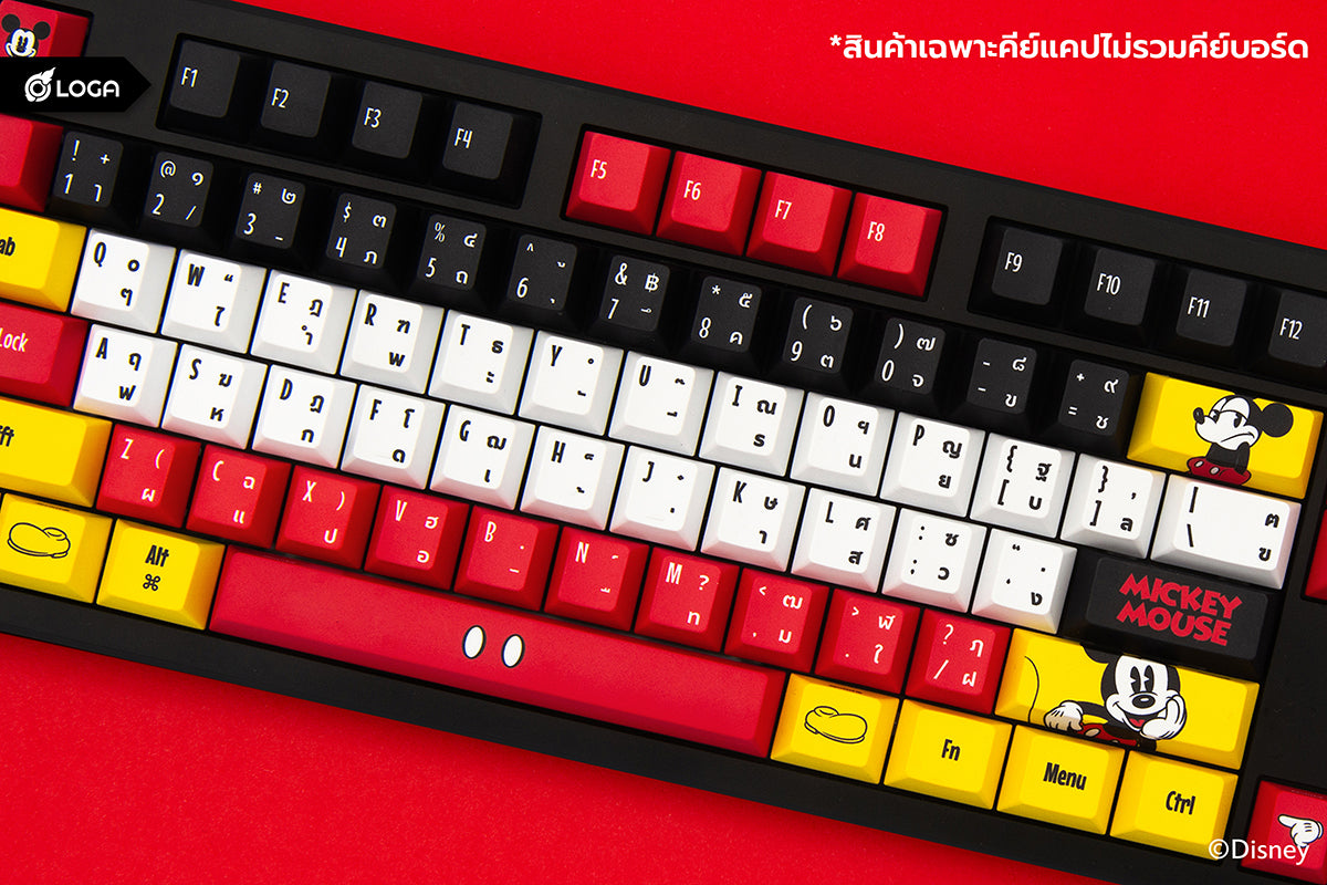 Disney Keycaps LOGA KEYCAP SET DISNEY : MICKEY MOUSE COLLECTIONS – logaworldstore