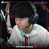 LOGA Photon gaming headsets: wired and wireless.