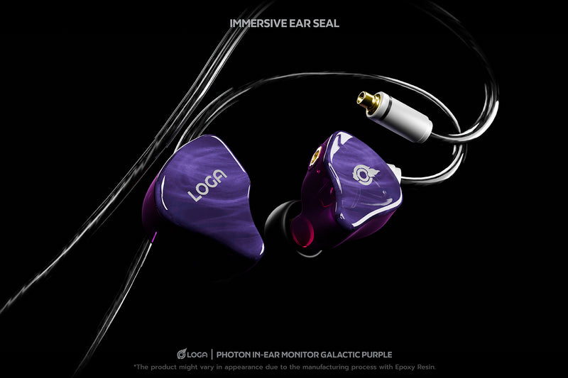 LOGA PHOTON : IN EAR MONITORS [ GALACTIC PURPLE ]