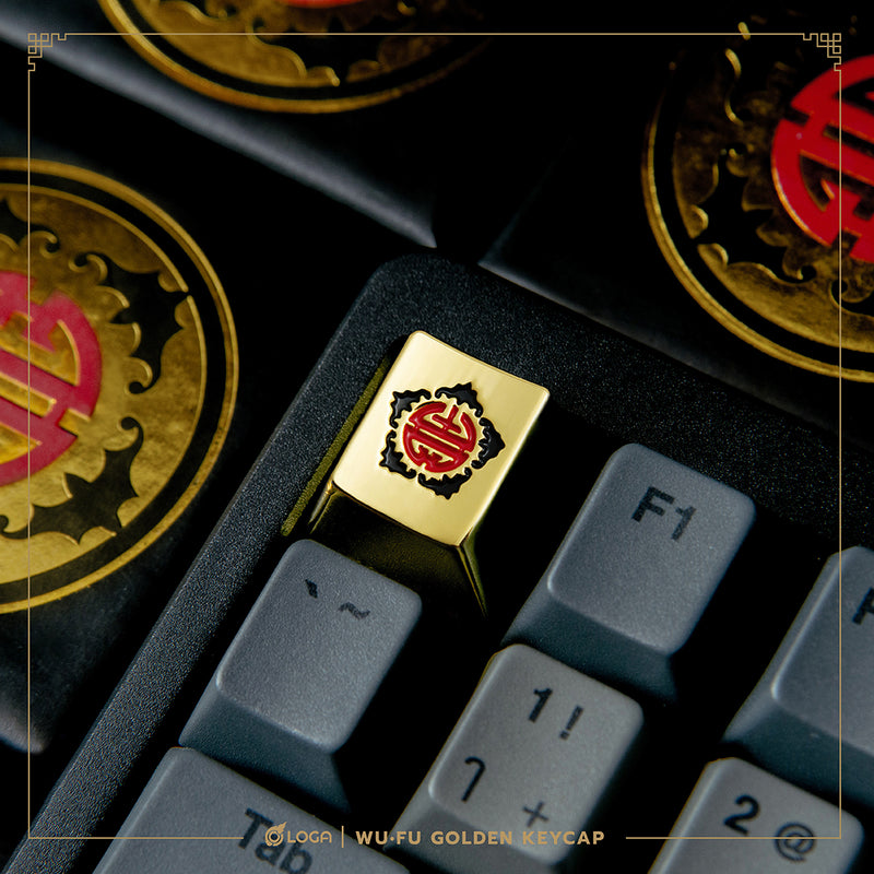 LOGA WU-FU : Chinese talisman metallic keycap