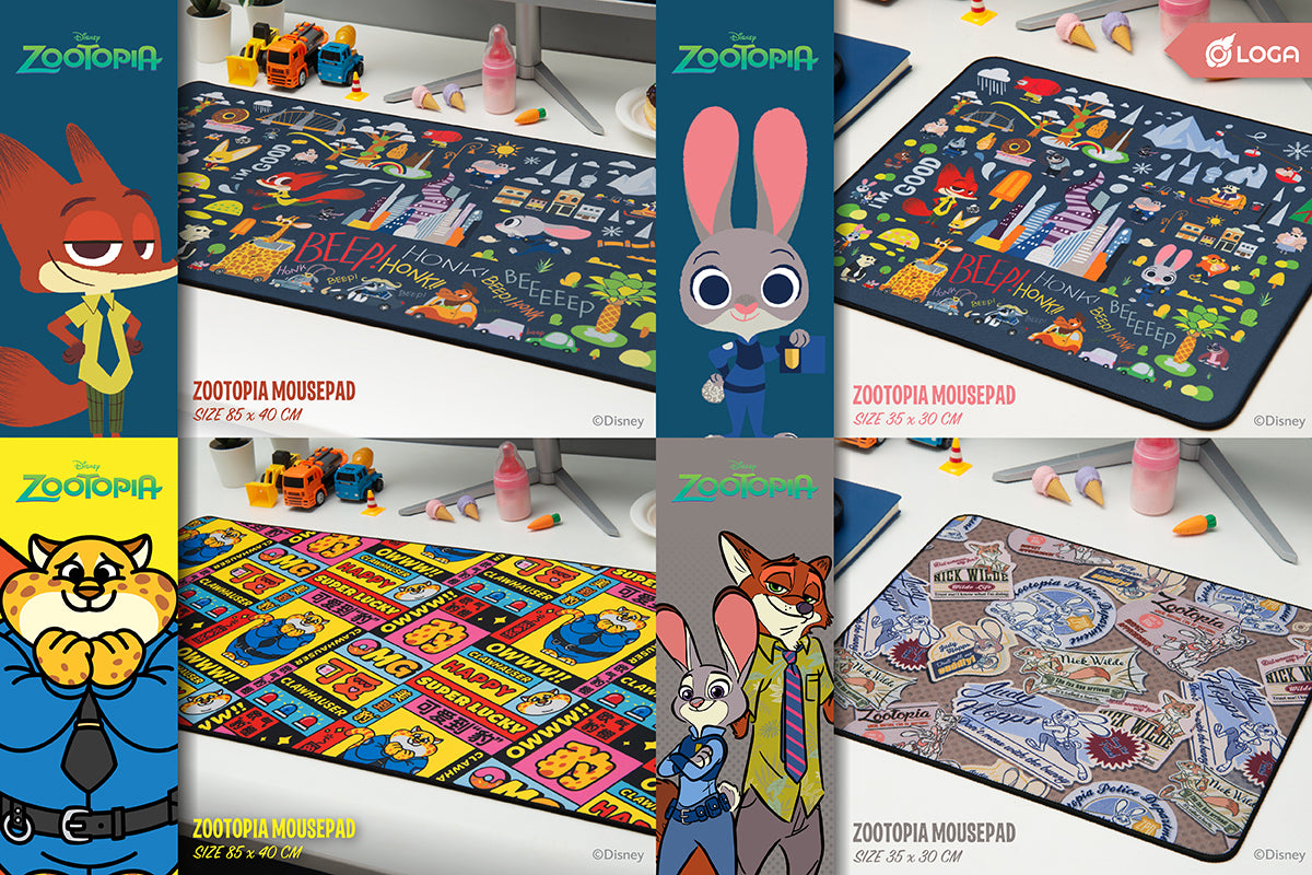 LOGA MOUSEPAD : DISNEY ZOOTOPIA COLLECTION