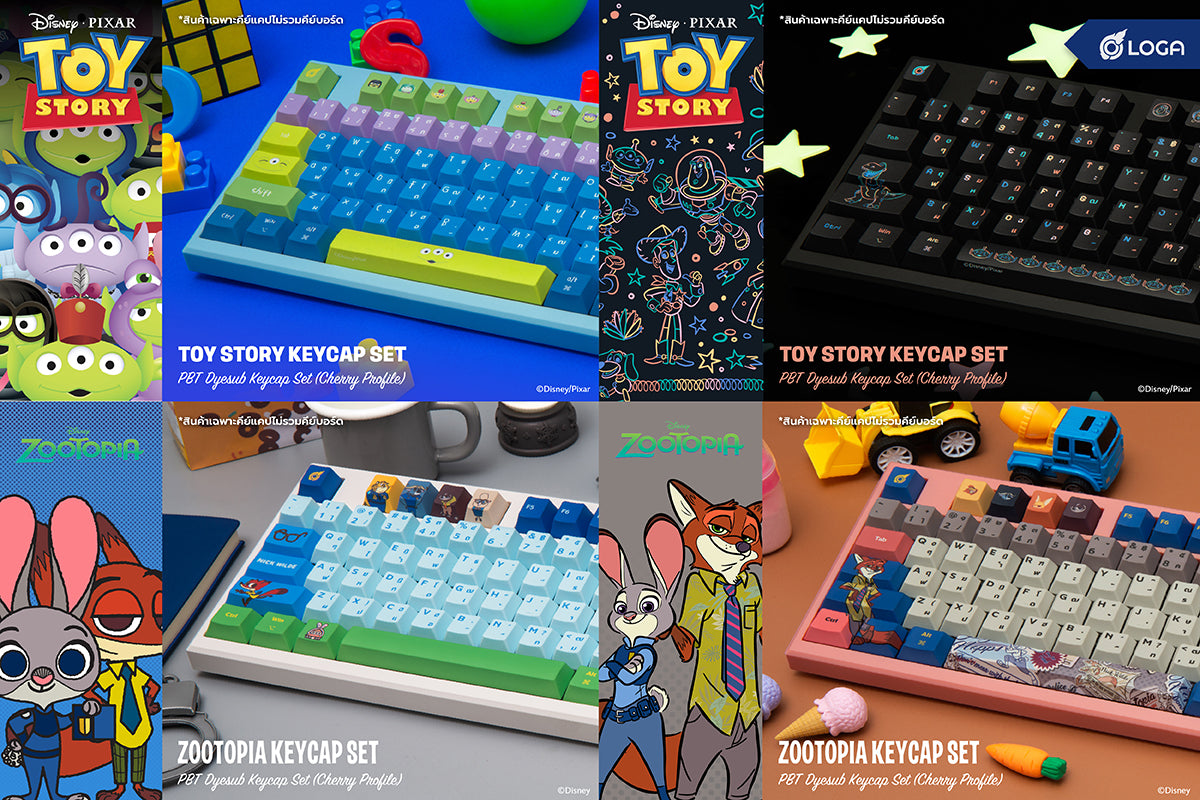 LOGA Keycap set:Disney Collections 2