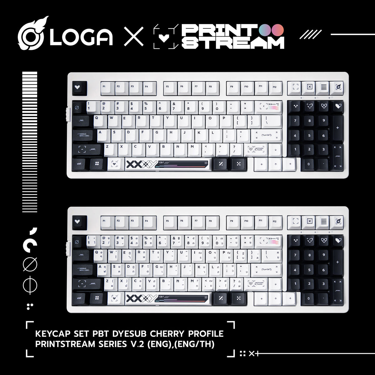 Prinstream Keyboard LOGA X JTPNZ : Printstream keycaps set – logaworldstore
